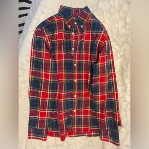 Polo Ralph Lauren plaid boys button down shirt.